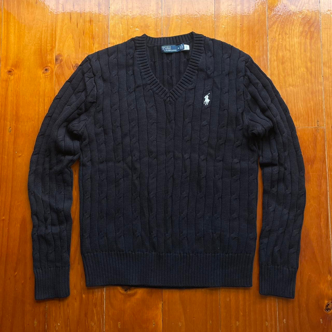 Ralph Lauren Cable V- Neck Sweater