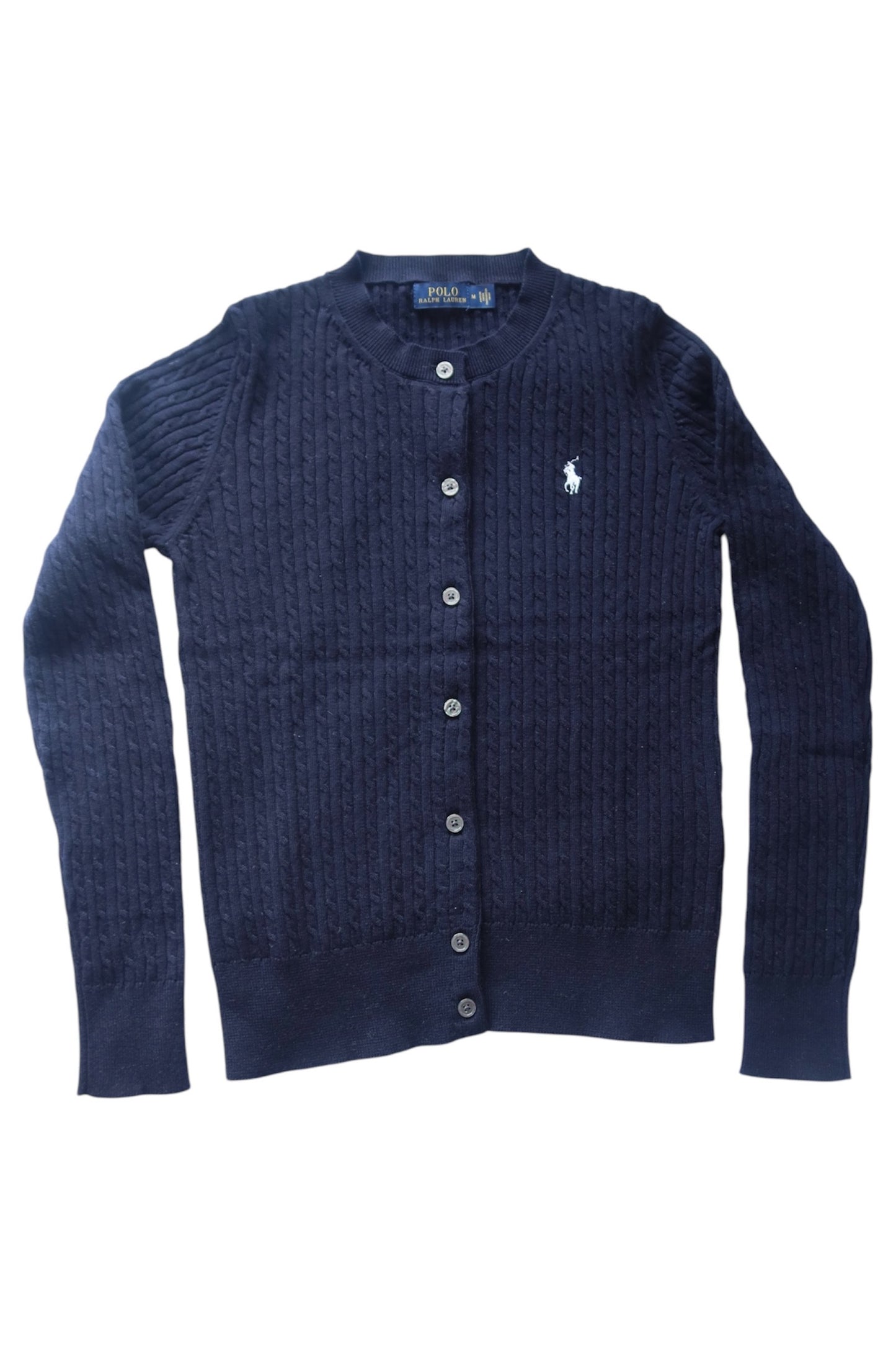 Cable-Knit Cotton Cardigan